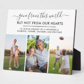 Heengegaan uit deze wereld 3 fotoherdenking fotoplaat (Zijkant)