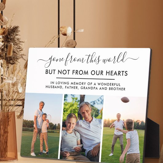 Heengegaan uit deze wereld 3 fotoherdenking fotoplaat