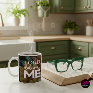 Heer Bevrijd Mij Christelijke Bloemige Gezegde Gel Koffiemok
