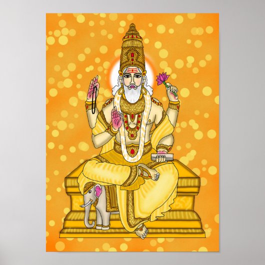 Heer Brihaspati  Poster (Voorkant)