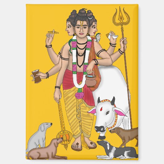 Heer Dattatreya Magneet (Voorkant)