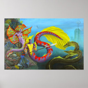 Heer en Dame van Atlantis Poster