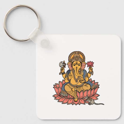 Heer Ganesh Sleutelhanger (Voorkant)