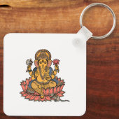Heer Ganesh Sleutelhanger (Achterkant)