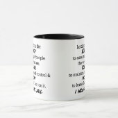 "Heer, geef me de sereniteit om..." Funny Mug Mok (Midden)