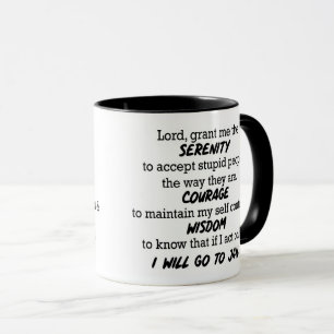"Heer, geef me de sereniteit om..." Funny Mug Mok