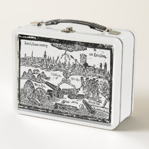 "Heer, heb Mercy op Londen" zwarte Plague Lunchbox