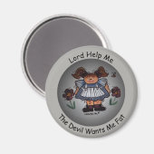 Heer help me, de duivel wil me dikke magneet (Voorkant / Achterkant)