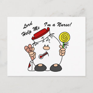 Heer help me Ik ben een verpleegster Briefkaart