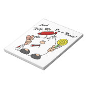 Heer help me Ik ben een verpleegster Notitieblok (Gedraaid)