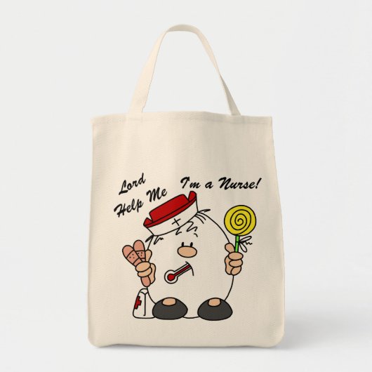 Heer help me Ik ben een verpleegster Tote Bag (Voorkant)