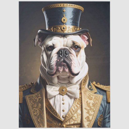 Heer Hond Tissuepapier (Voorkant)