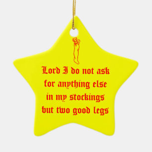 Heer, ik vraag niet om iets anders in mijn voorraa keramisch ornament