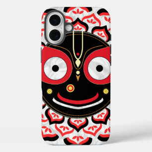 Heer Jagannath Gezicht Chakra Hindoe-deïteit iPhone 16 Plus Hoesje