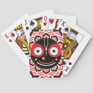 Heer Jagannath Gezicht Chakra Hindoe-deïty Pokerkaarten