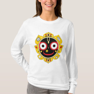 Heer Jagannath Gezicht Hindoegod Spiritualiteit T-shirt