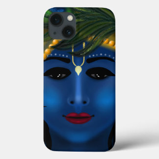 Heer Krishna blauwe aantrekkelijke - Hare Krishna iPhone 13 Hoesje