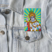 Heer Krishna Button (Insitu)