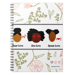 Heer liefde, zie liefde, Speak Love notebook Notitieboek