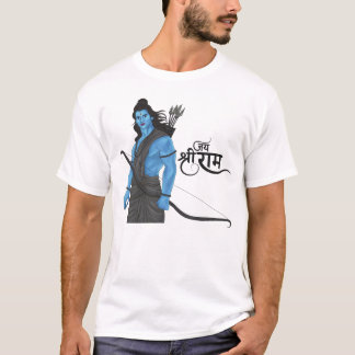 Heer Rama Boog Pijl Jai Shree Ram Kunstwerk T-shirt