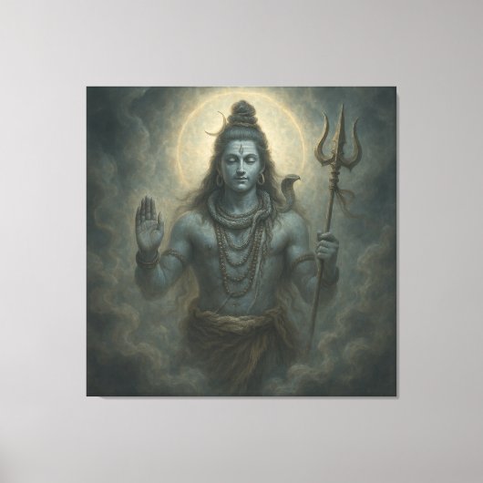 Heer Shiva Canvas Afdruk (Voorkant)