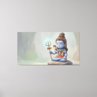 Heer Shiva Canvas Afdruk