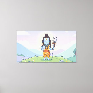Heer Shiva Canvas Afdruk