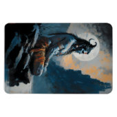 Heer shiva mediteren, housewarming, geschenk, idee magneet (Horizontaal)