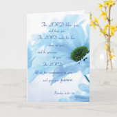 Heer zegene en houd u, Religieus denken van u Kaart (Gele Bloem)