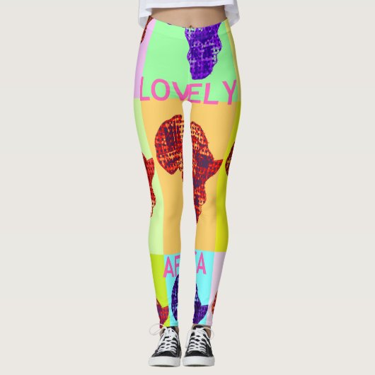 Heerlijk Afrika Leggings (Voorkant)