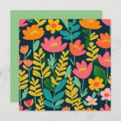 Heerlijk bloemig kleurrijk veld (Voorkant / Achterkant)