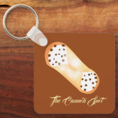 Heerlijk Cannoli dessert Sleutelhanger (Voorkant)