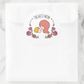 Heerlijk De Beste Mam Moederdag Sticker Seal (Tas)