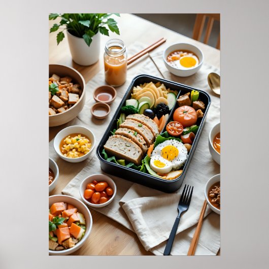 Heerlijk eten poster (Voorkant)