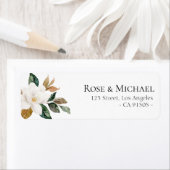 heerlijk etiket van magnolia florals (Insitu)