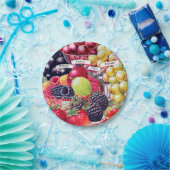  heerlijk fruit papieren bordje (Feest)