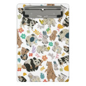 Heerlijk grillig gerecycled kunstdier mini klembord (Voorkant)