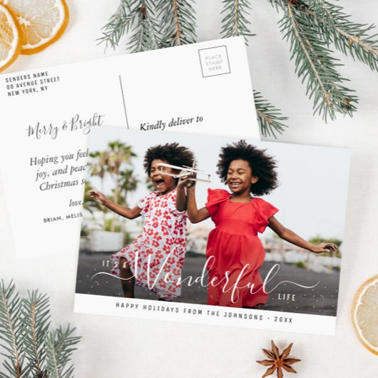 heerlijk kerstfeest briefkaart