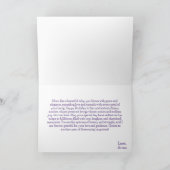 Heerlijk Moeder Verjaardag Lief Waterverf Tulp Flo Kaart (Binnen)