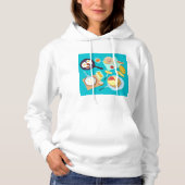 Heerlijk ontbijt pannenkoeken eieren koffie hoodie (Voorkant)