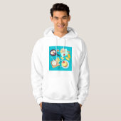 Heerlijk ontbijt pannenkoeken eieren koffie hoodie (Voorkant volledig)