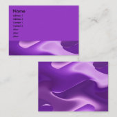 heerlijk paars visitekaartje (Voorkant / Achterkant)
