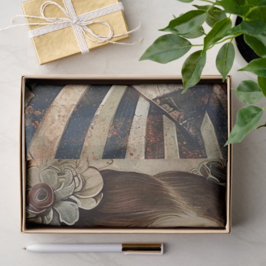 Heerlijk raar meisje tissuepapier (Geschenk)