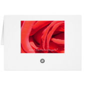 heerlijk rood bloemetnummer (Achterkant Horizontaal)