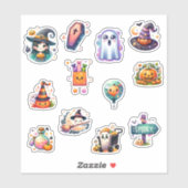 Heerlijk Schattigee Halloween Sticker (Vel)