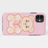 Heerlijk Valentijnsdag Beer met rood hart Case-Mate iPhone Case (Achterkant (horizontaal))
