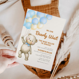 heerlijk wachten op baby shower uitnodiging
