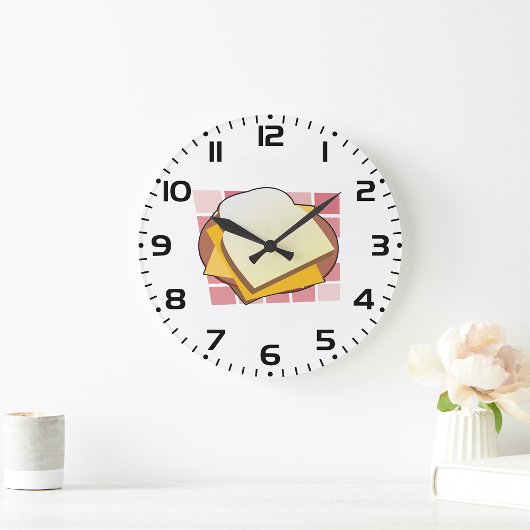 Heerlijke Cheese Sandwich Fun Food Grote Klok