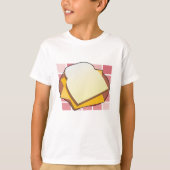 Heerlijke Cheese Sandwich Fun Food T-shirt (Voorkant)