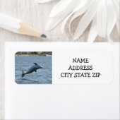 **HEERLIJKE DOLFIJN** ADRESETIKETTEN ETIKET (Insitu)